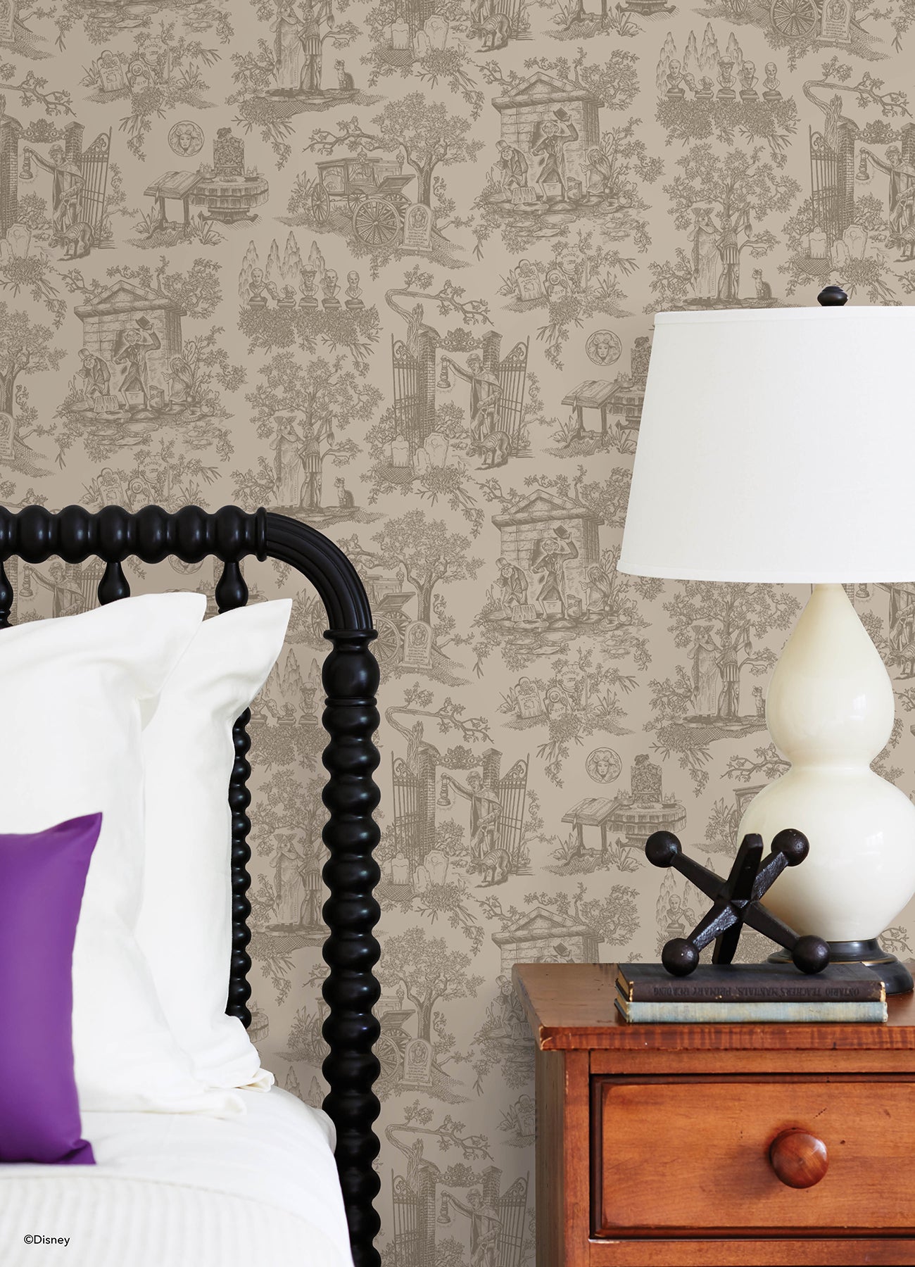 Disney Peel and Stick Wallpaper in a room setting
