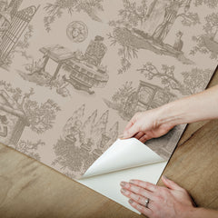 Disney Peel and Stick Wallpaper - how to peel