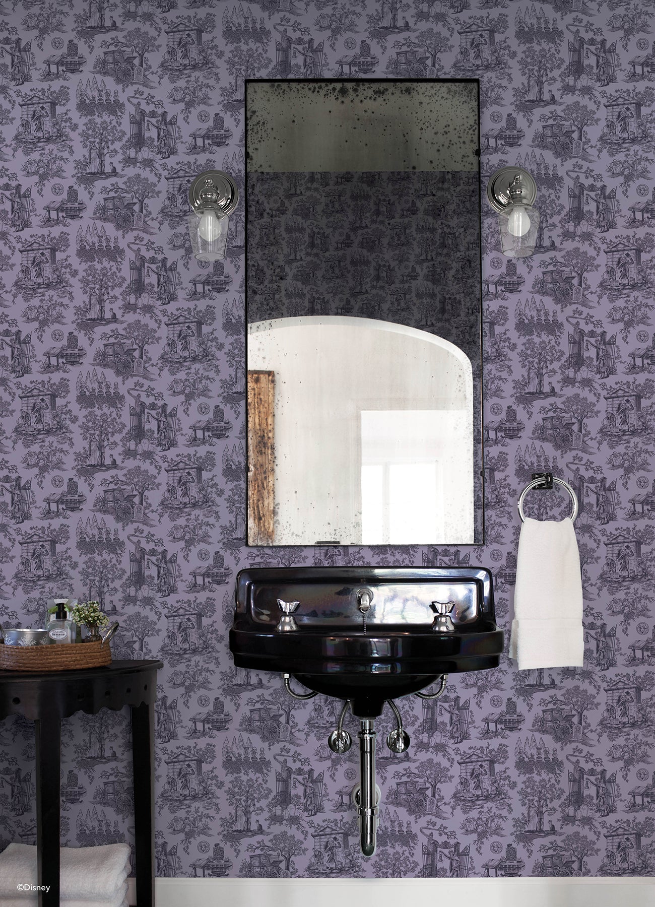 Disney Peel and Stick Wallpaper in a room setting