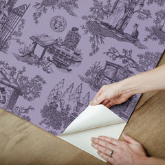 Disney Peel and Stick Wallpaper - how to peel