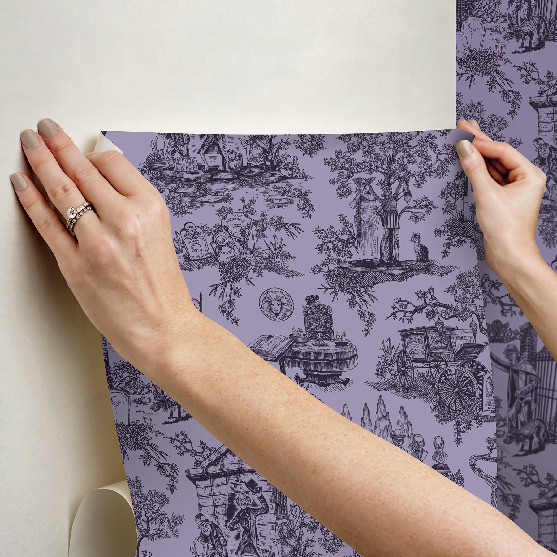 Disney Peel and Stick Wallpaper - how to stick