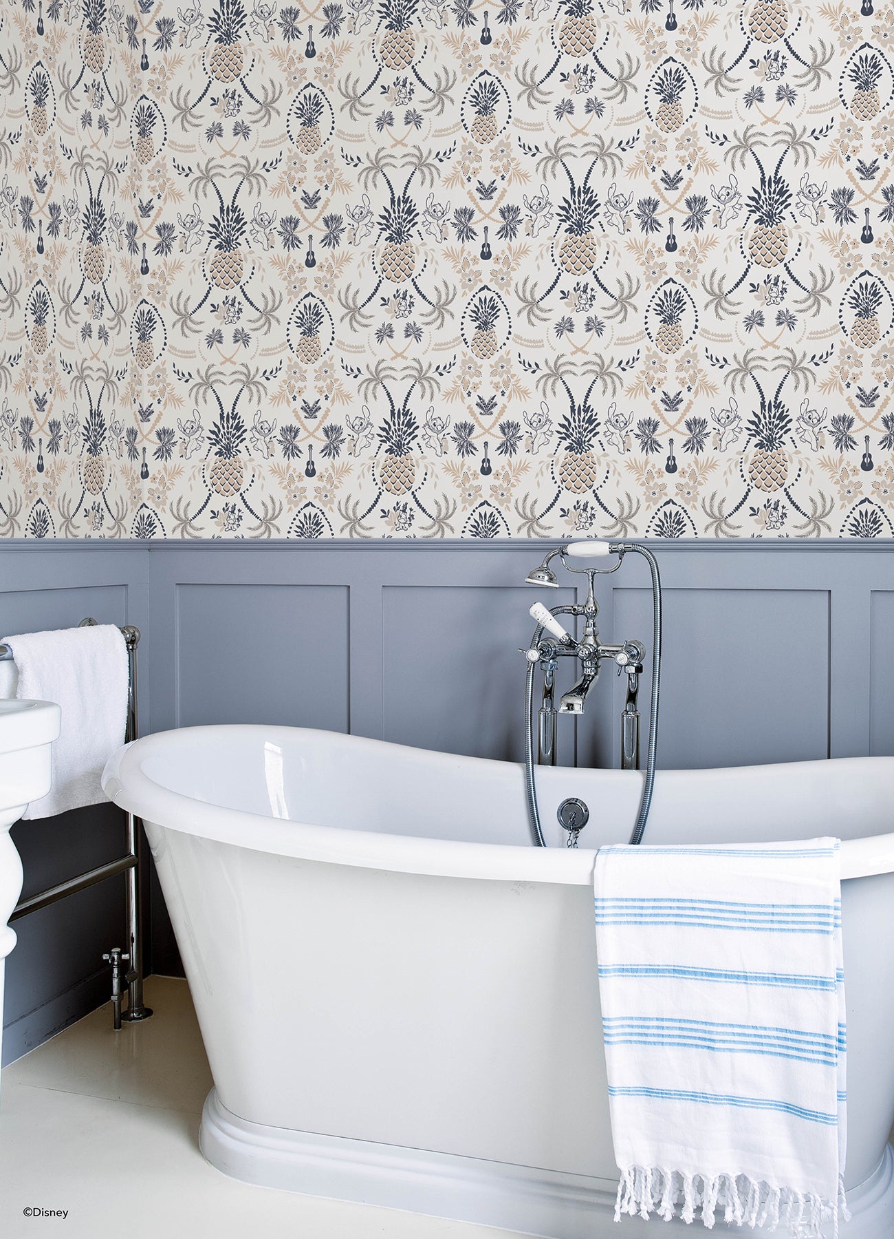 Disney 3 Peel and Stick Wallpaper in a room setting