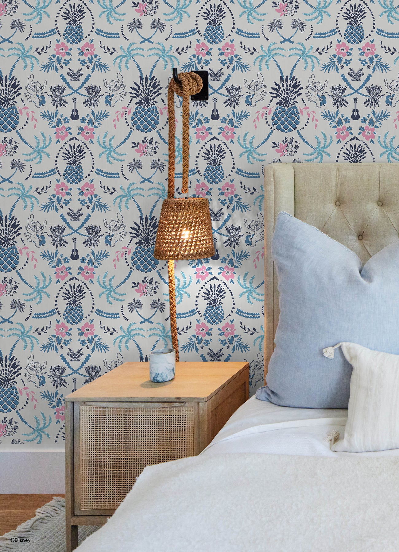 Disney 3 Peel and Stick Wallpaper in a room setting