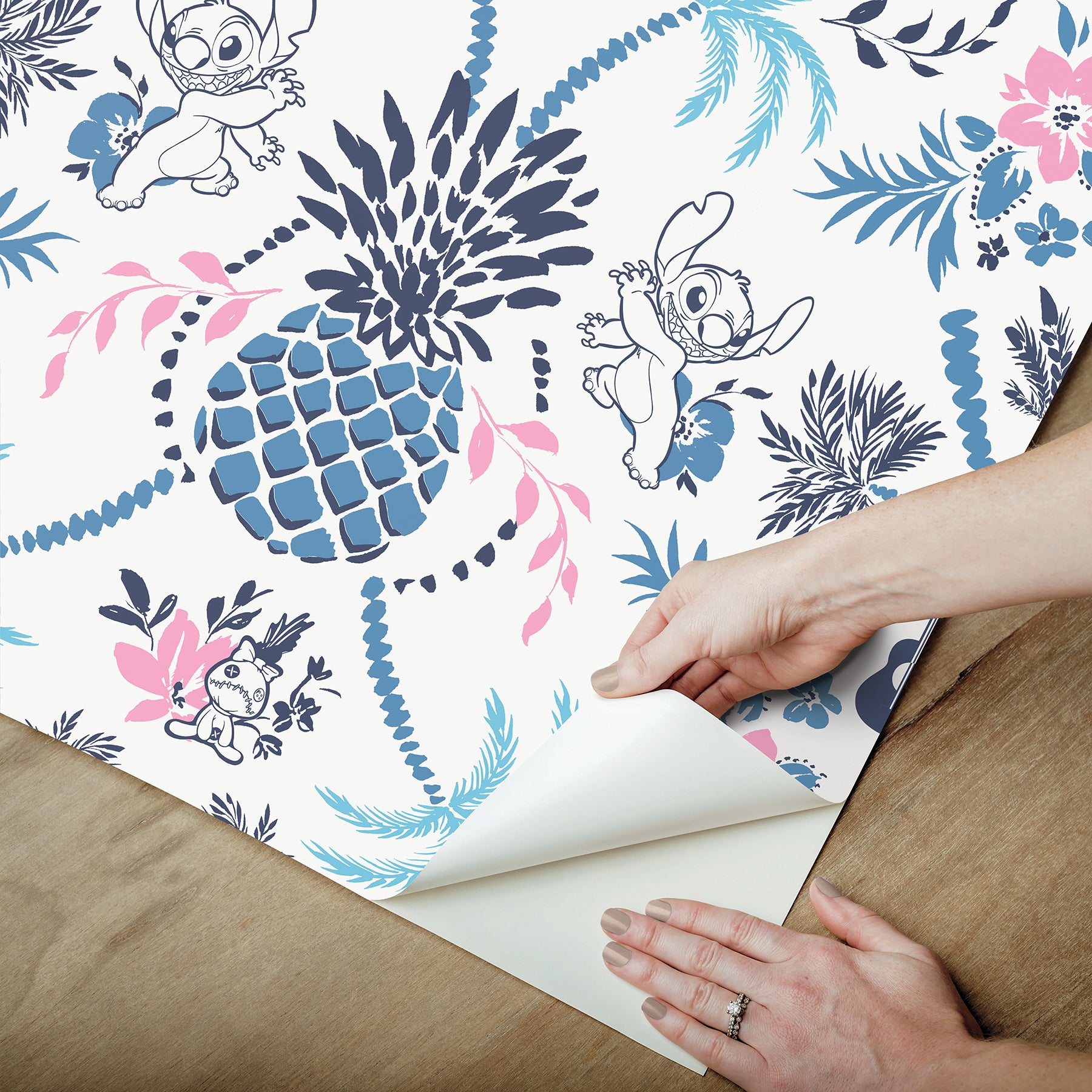 Disney 3 Peel and Stick Wallpaper - how to peel