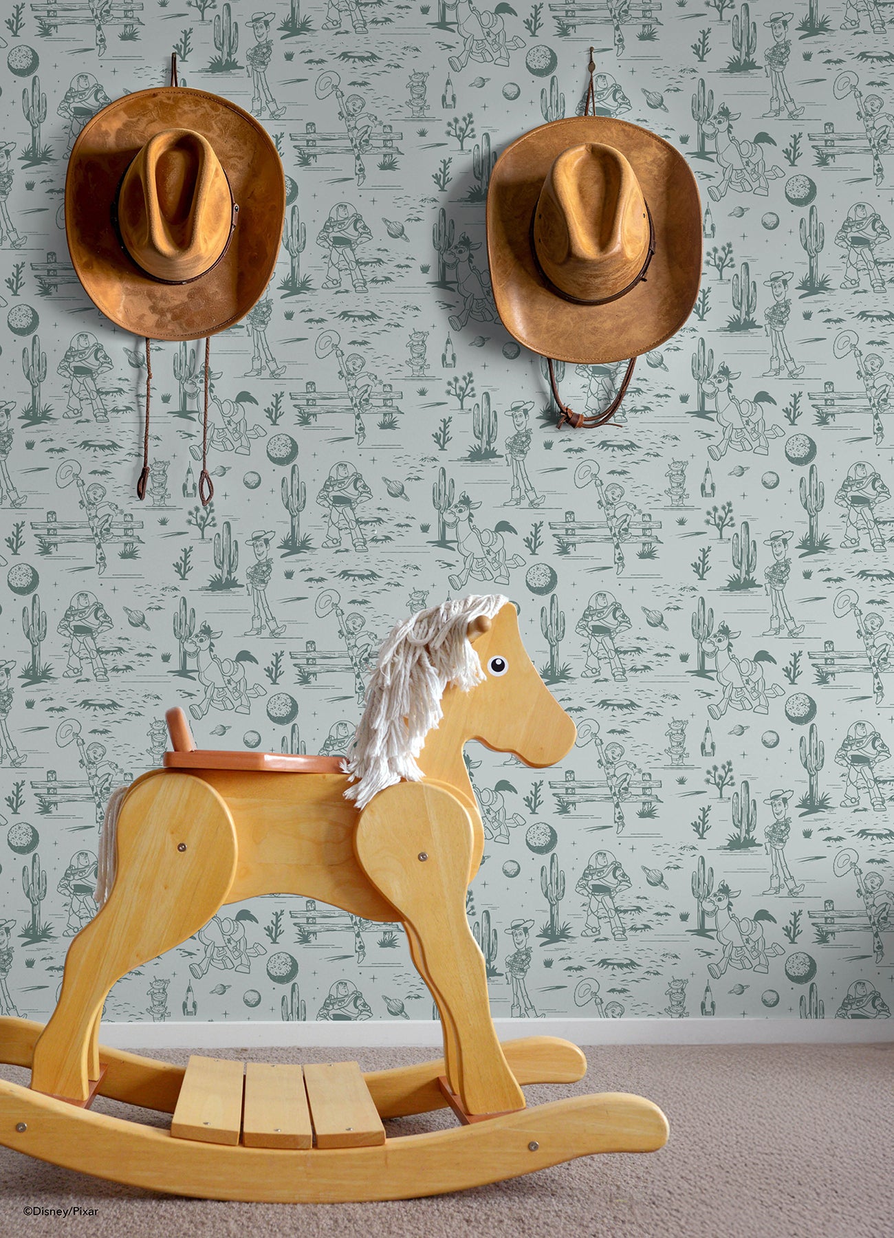 Disney 3 Peel and Stick Wallpaper in a room setting