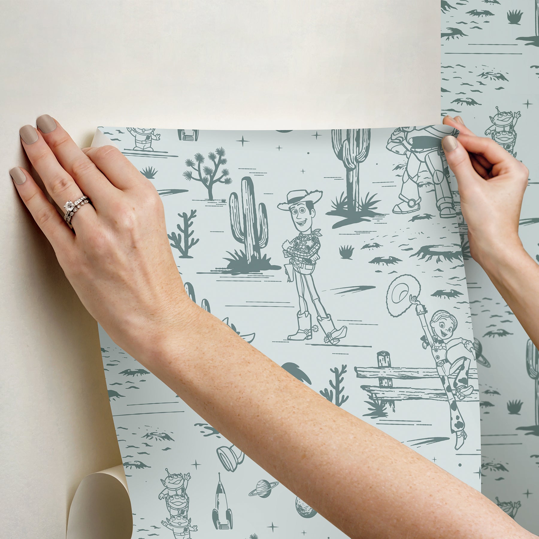 Disney 3 Peel and Stick Wallpaper - how to stick