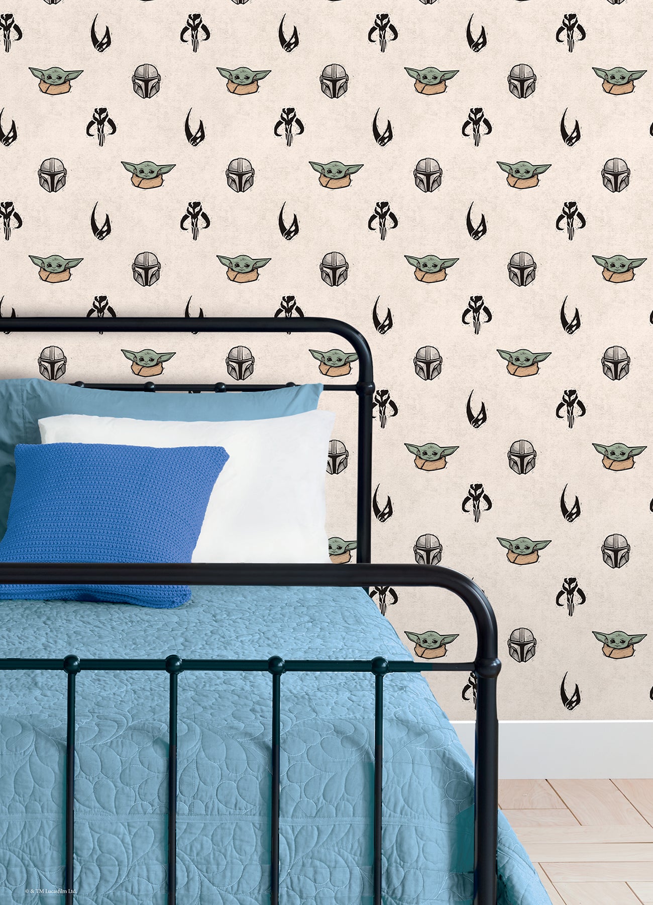 Star Wars The Mandalorian and Grogu PSWP in a room setting