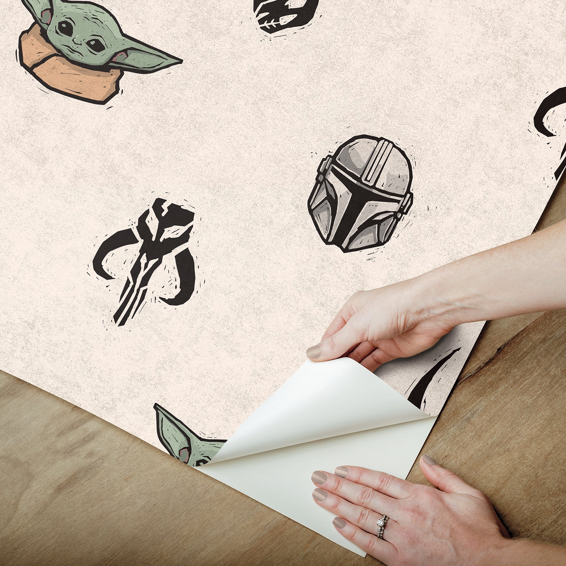 Star Wars The Mandalorian and Grogu PSWP - how to peel