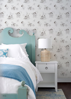Bring the adventurous spirit of Moana to your space with the Disney Moana Line Art Peel and Stick Wallpaper from WallPops. Featuring playful, sketch-like illustrations of Moana, Maui, and other favorite characters—sailing a boat, holding a fishhook, exploring islands, and joined by a rooster and pig—this removable wallpaper is easy to apply on a light background for an uplifting touch to any room.