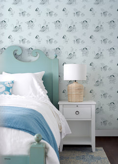 Bring the adventurous spirit of Moana to your space with the Disney Moana Line Art Peel and Stick Wallpaper from WallPops. Featuring playful, sketch-like illustrations of Moana, Maui, and other favorite characters—sailing a boat, holding a fishhook, exploring islands, and joined by a rooster and pig—this removable wallpaper is easy to apply on a light background for an uplifting touch to any room.