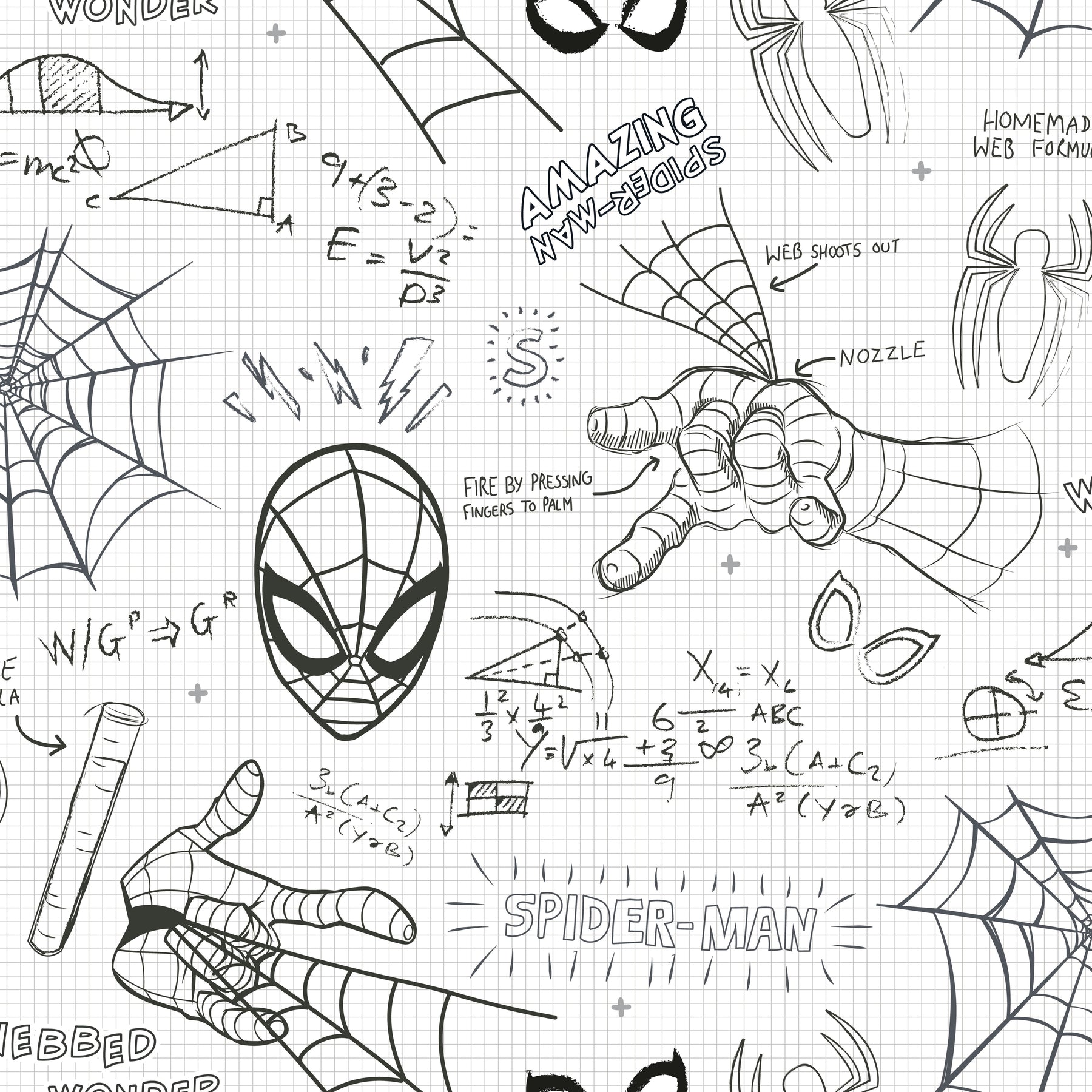 Spider-man Superpowers P&S Wallpaper by WallPops