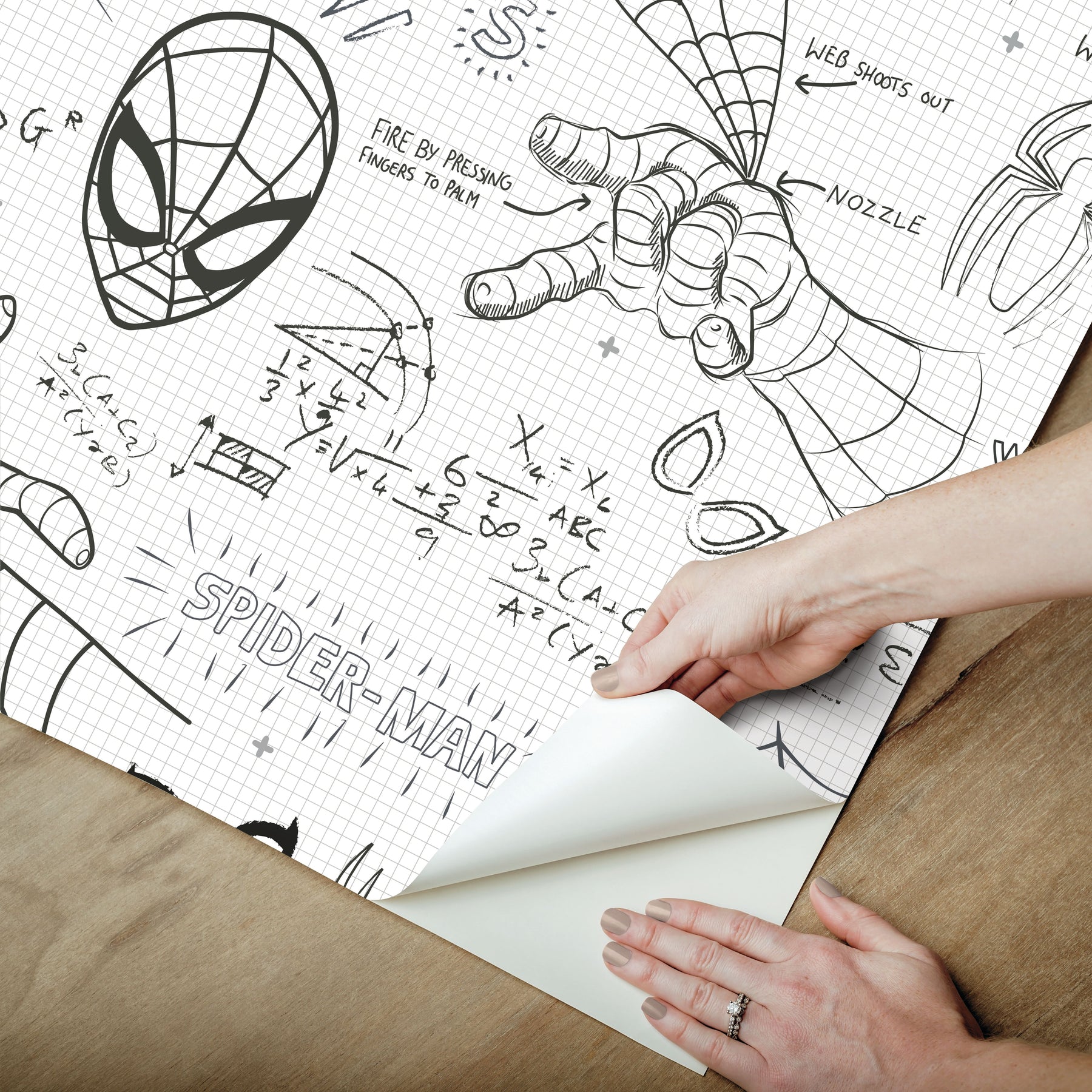Spider-man Superpowers P&S Wallpaper - how to peel