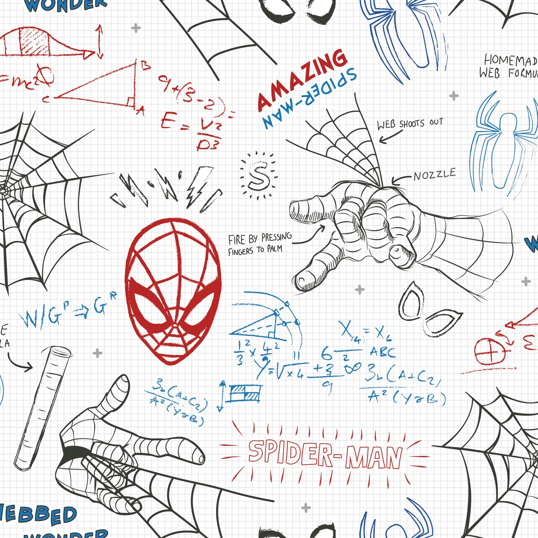 Spider-man Superpowers P&S Wallpaper by WallPops