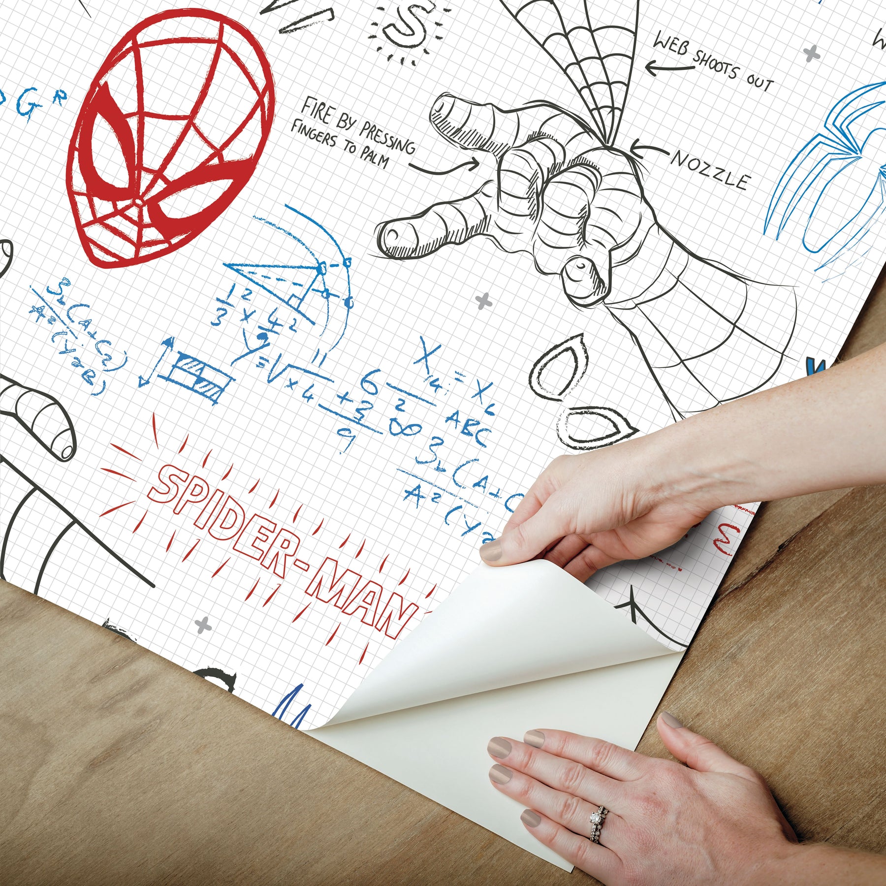 Spider-man Superpowers P&S Wallpaper - how to peel