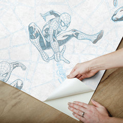 Spider-man Webs P&S Wallpaper - how to peel