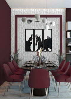 RuDeco P&S Wallpaper in a room setting