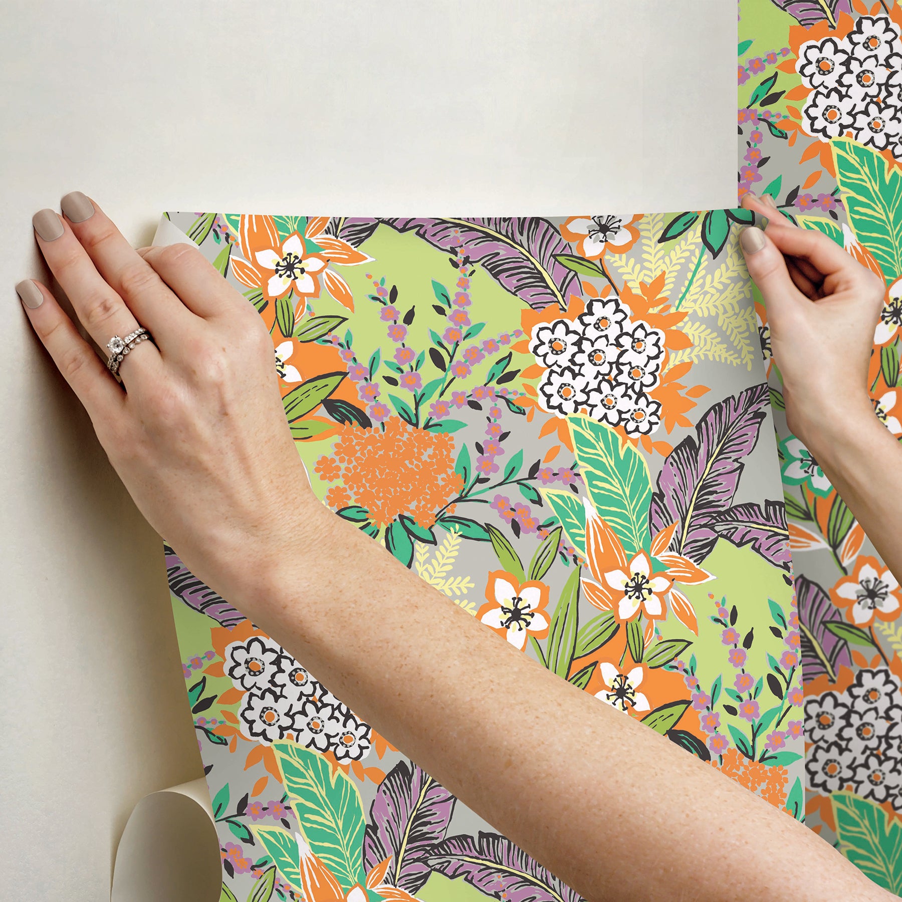 RuJardin P&S Wallpaper - how to stick