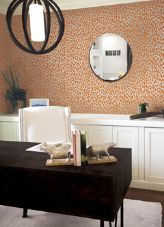 RuLeopard P&S Wallpaper in a room setting