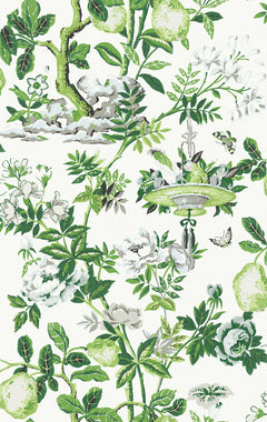 Shantung Garden P&S Wallpaper by WallPops