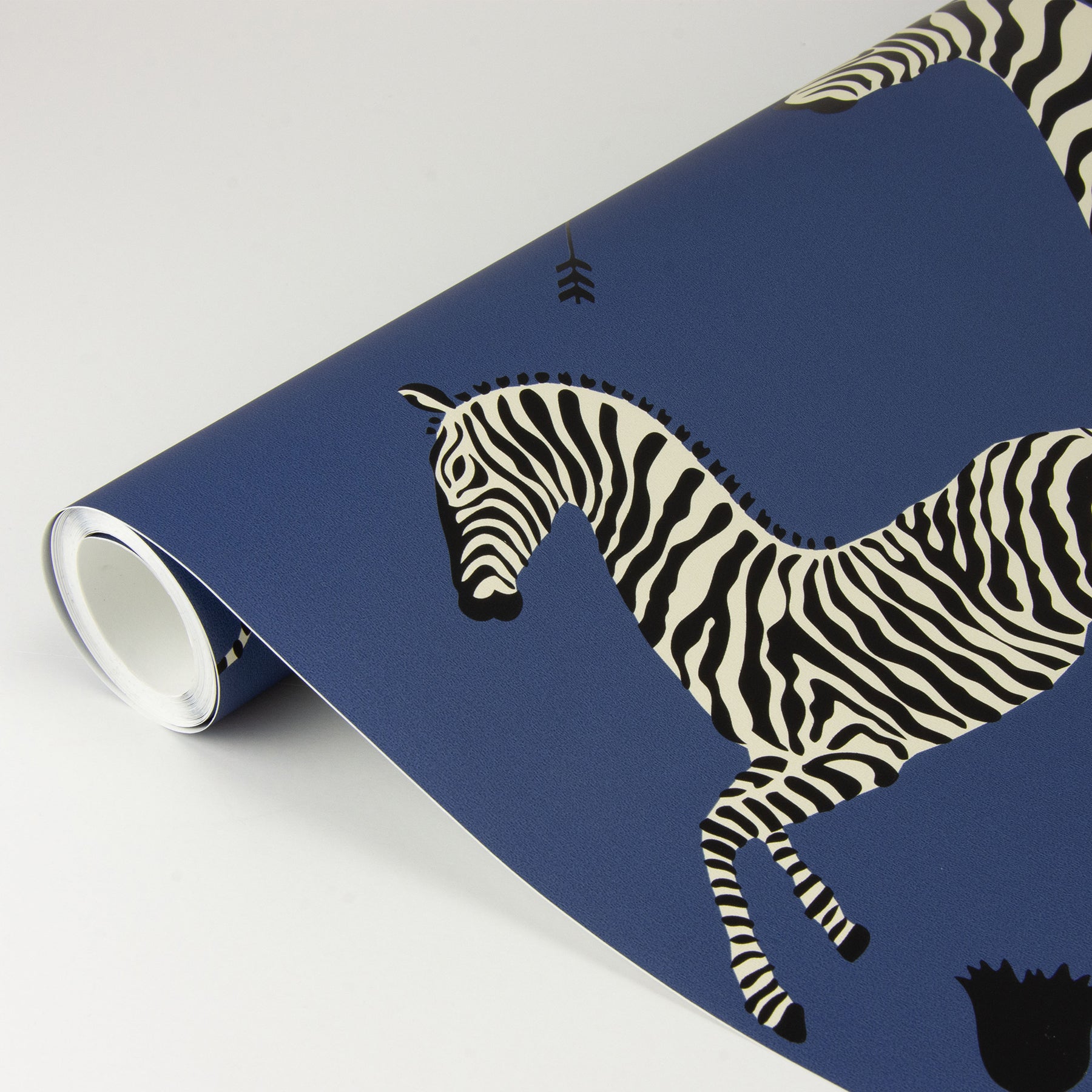 Zebra Safari P&S Wallpaper pattern close-up