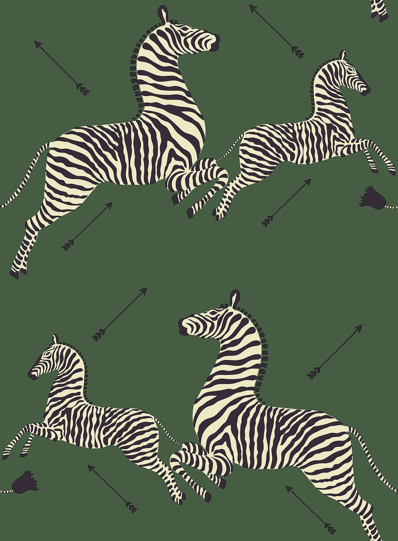 Zebra Safari P&S Wallpaper by WallPops