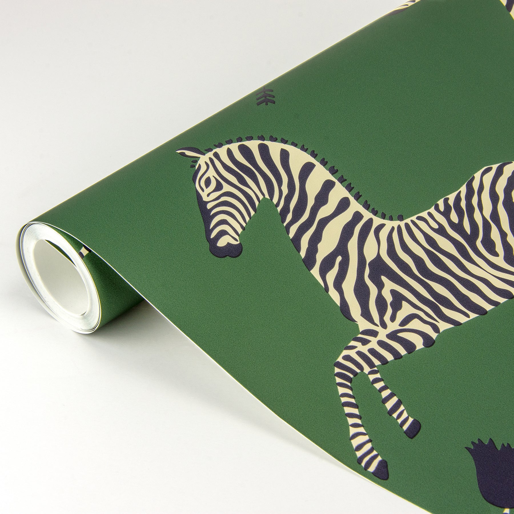 Zebra Safari P&S Wallpaper pattern close-up