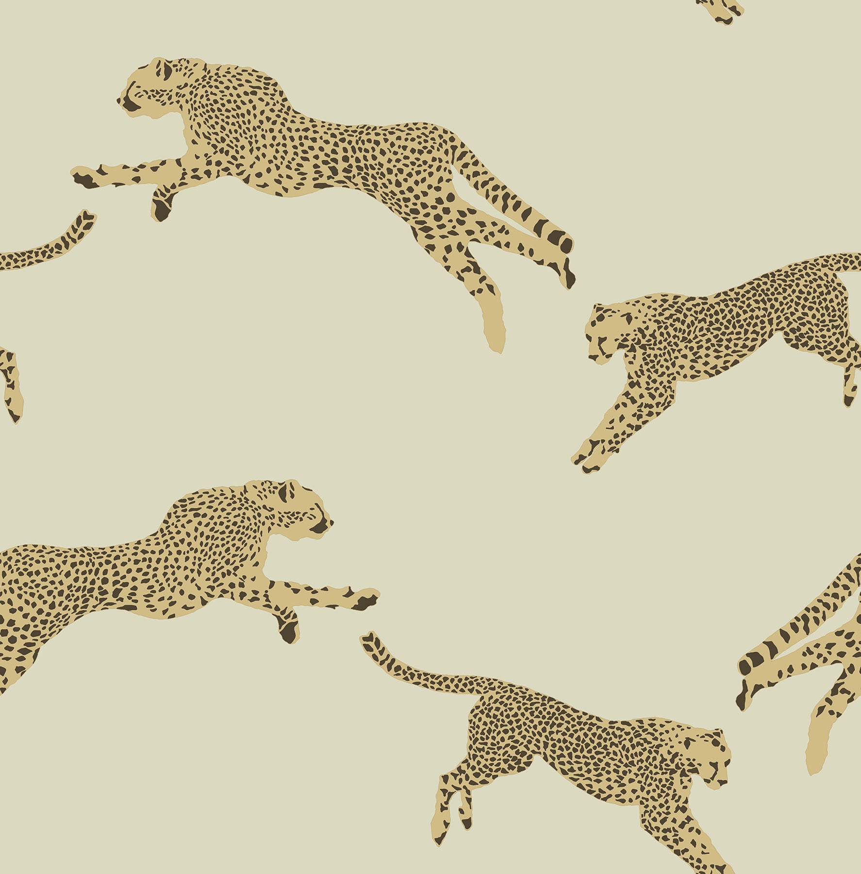 Leeping Cheetah Peel and Stick Wallpaper by WallPops