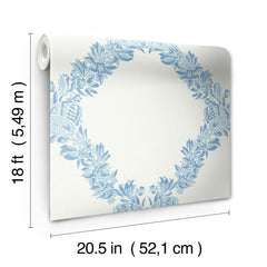 Wreath P&S Wallpaper - dimensions