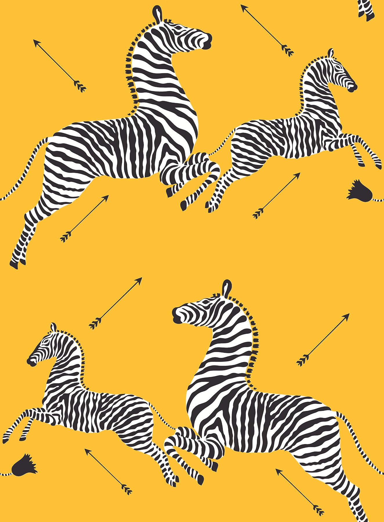 Zebra Safari P&S Wallpaper by WallPops