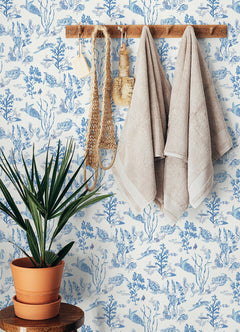 Garparilla P&S Wallpaper in a room setting