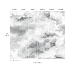 Nimbus P&S Wall Murals - dimensions