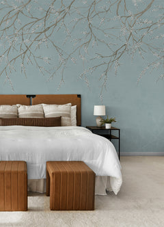 Hanami P&S Wall Murals in a room setting
