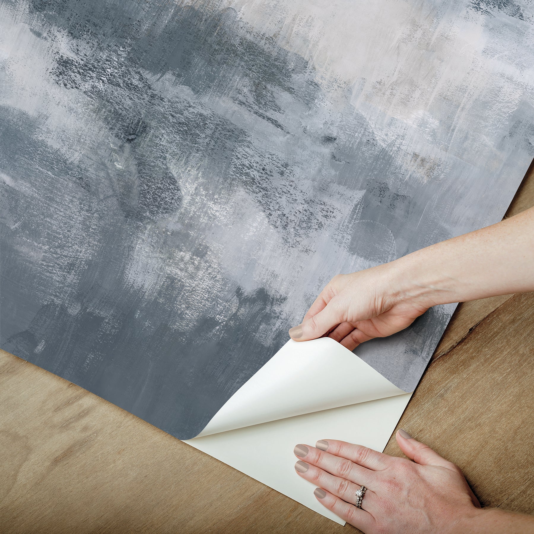 slm6466-peel-and-stick-wall-mural-peel-application-step