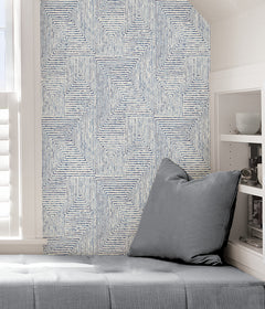 Ink P&S Wallpaper in a room setting