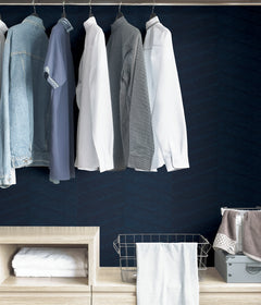 Wayward P&S Wallpaper in a room setting