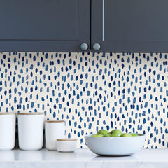 Bindu Peel and stick wallpaper in a room setting
