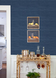 Classic Faux P&S Wallpaper in a room setting