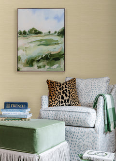 Classic Faux P&S Wallpaper in a room setting