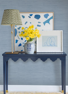 Classic Faux P&S Wallpaper in a room setting