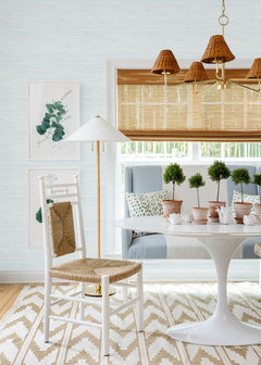 Classic Faux P&S Wallpaper in a room setting