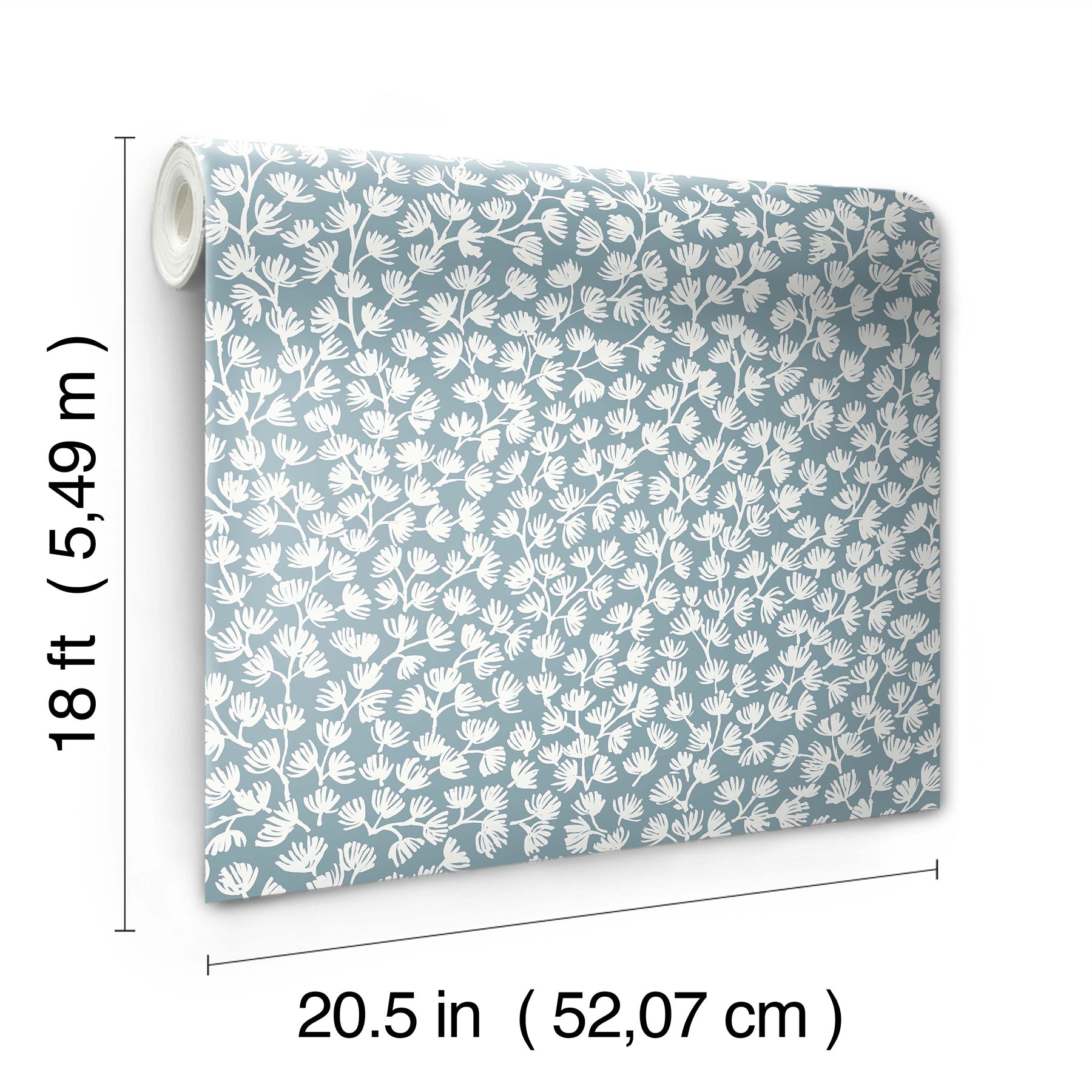 Sea Fern P&S Wallpaper - dimensions