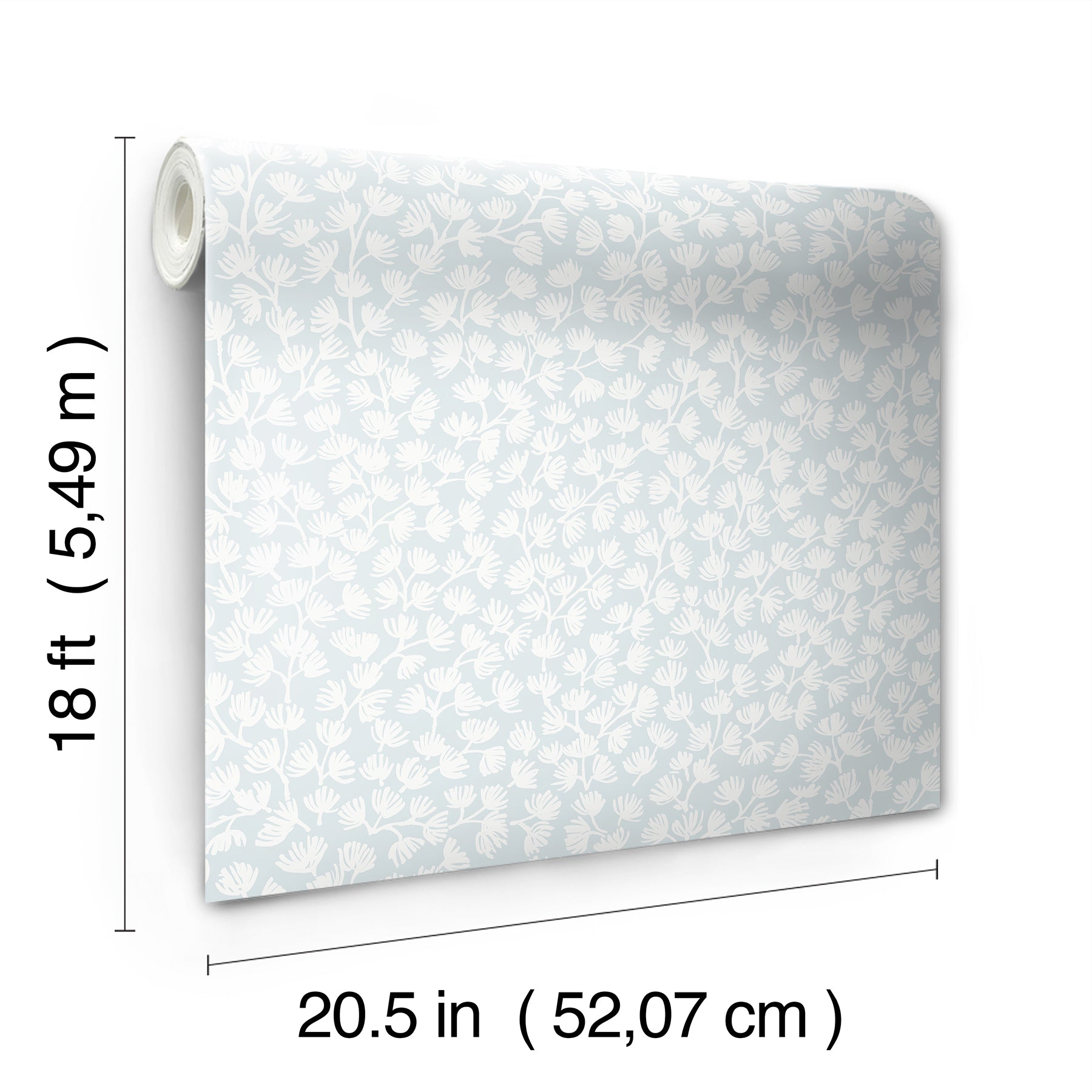 Sea Fern P&S Wallpaper - dimensions