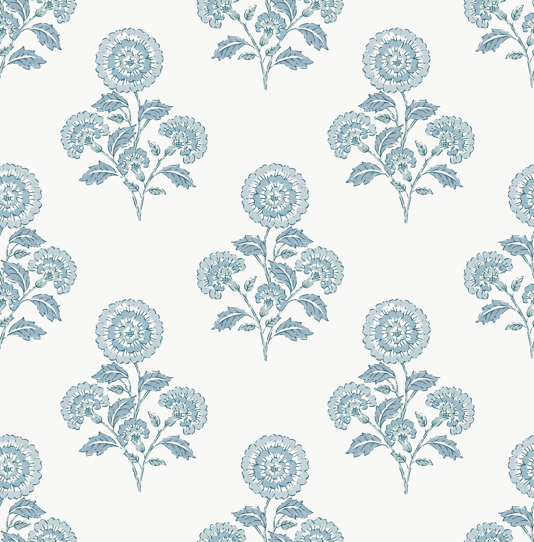 Flourish Block Print P&S Wallpaper by WallPops