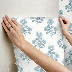 Flourish Block Print P&S Wallpaper - how to stick