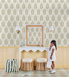 Floral Bazaar P&S Wallpaper in a room setting