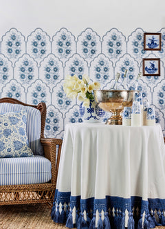 Floral Bazaar P&S Wallpaper in a room setting