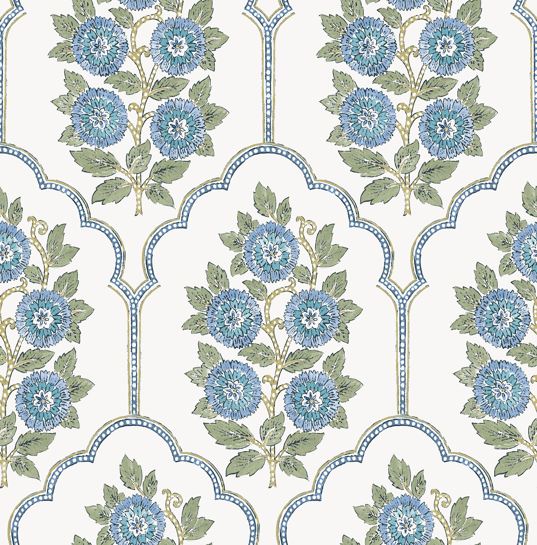 Floral Bazaar peel and stick wallpaper by WallPops