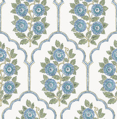 Floral Bazaar peel and stick wallpaper by WallPops