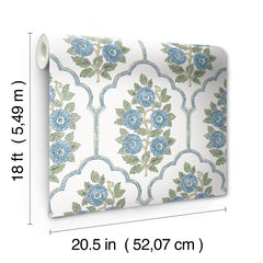 Floral Bazaar P&S Wallpaper dimensions
