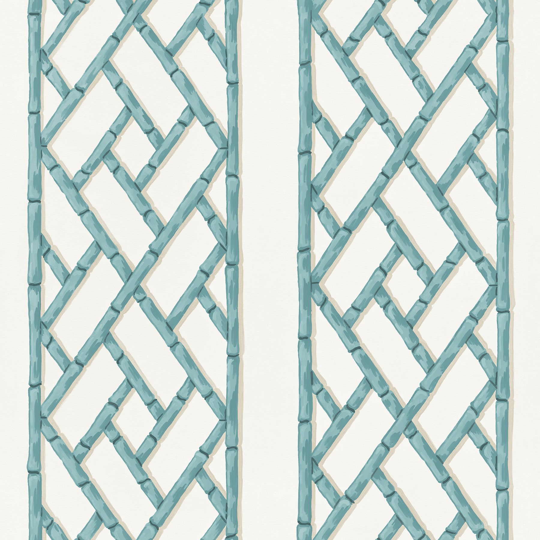 Bamboo Trellis Peel and stick wallpaper by WallPops